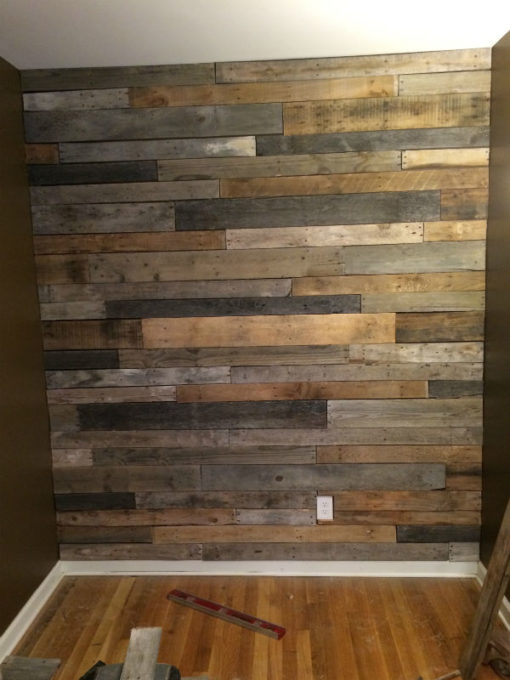 Pallet Wood Feature Wall - How To Build - Rawhyde Furnishings