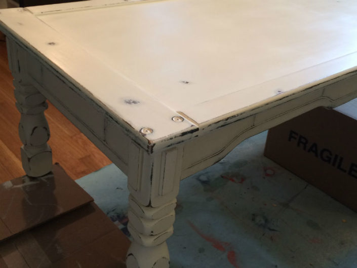 Don't use wax to seal chalk paint RAWHyde Furnishings