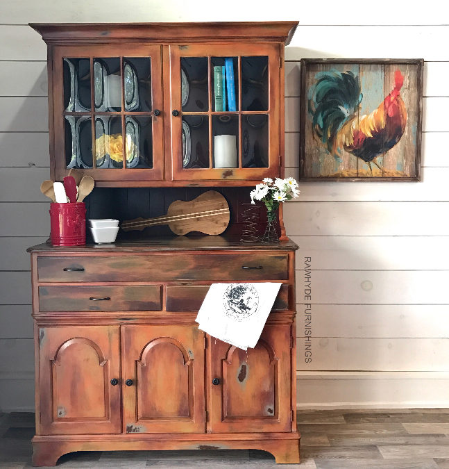 A China Hutch Painted Furniture Makeover