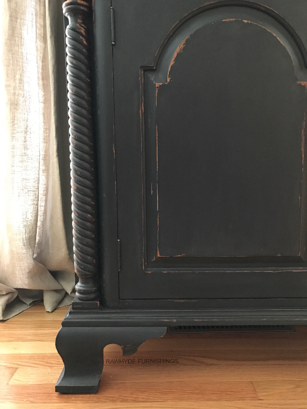 Buffet Painted In Matte Black