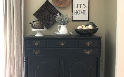 How To Paint Furniture Matte Black