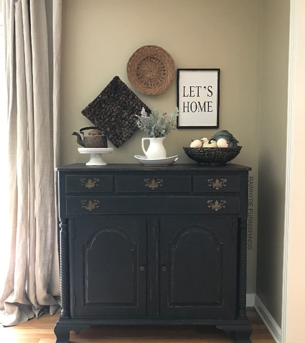 Paint Furniture Matte Black, Learn How - RAWHyde Furnishings