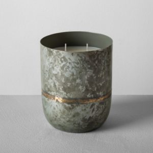 Galvanized Container Candle