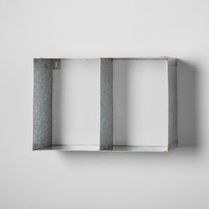Galvanized Metal Wall Shelf