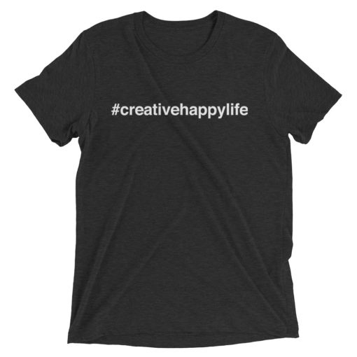 #creativehappylife - Charcoal Black